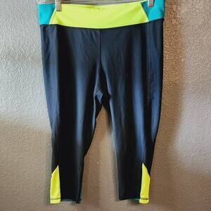 Xersion Women's Workout Running Leggings Multicolored Size Large